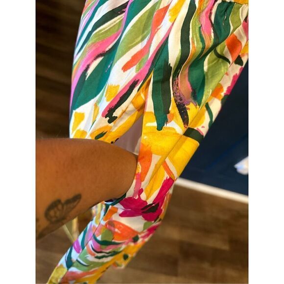 Maggy London Short Puff Sleeves A-line Pockets - Picture 7 of 9